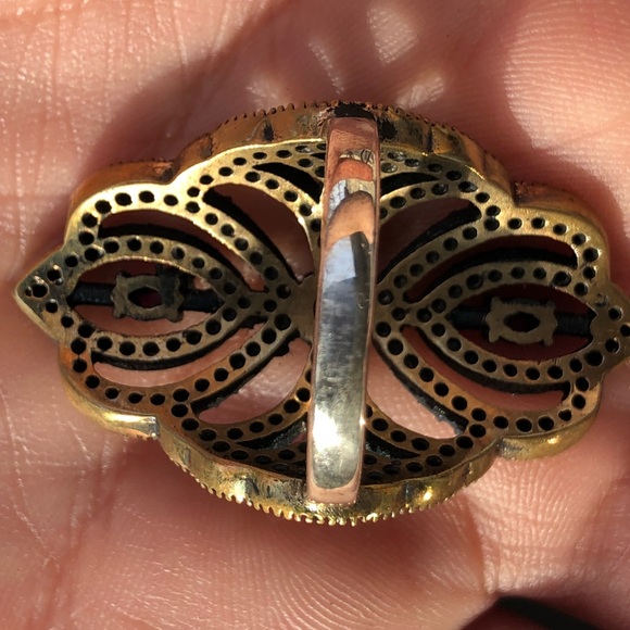 Turkish handmade vintage silver women ring 9 - Picture 4 of 7